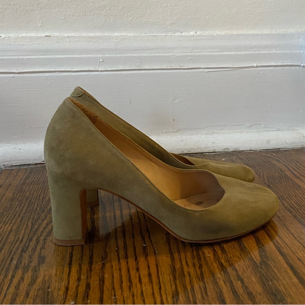 Maryam Nassir Zafeh Green Heels—Size 37.5